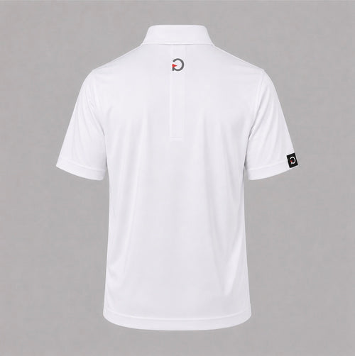 WHITE PERFORMANCE POLO
