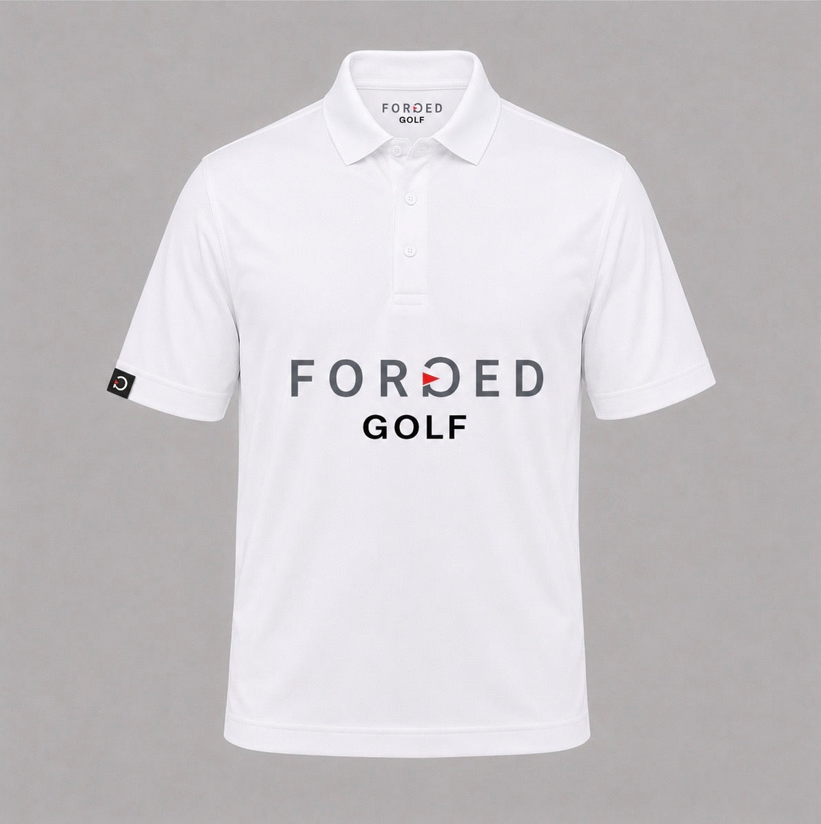 WHITE PERFORMANCE POLO