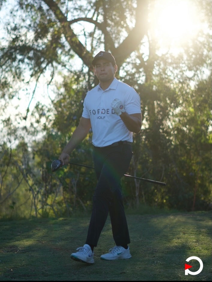 WHITE PERFORMANCE POLO